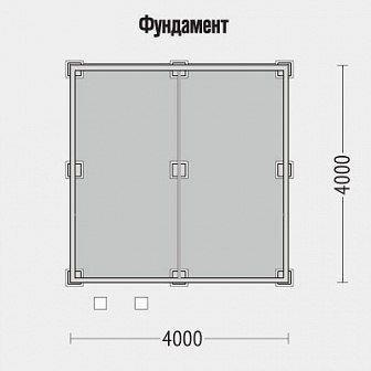 Очень удобный и не дорогой вариант дачного домика 4*4 с террасой 2м. Экономичное и очень разумное решение, его можно использовать например как гостевой.